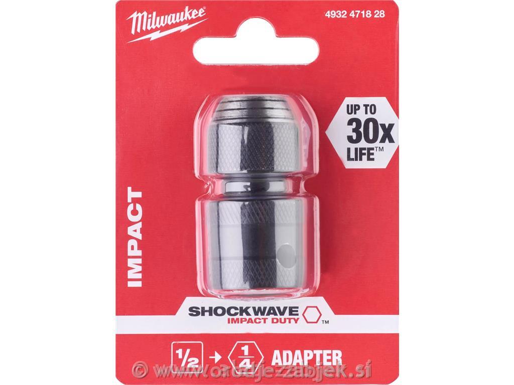 Adapter 1/2" SD na 1/4" hex Shockwave MILWAUKEE