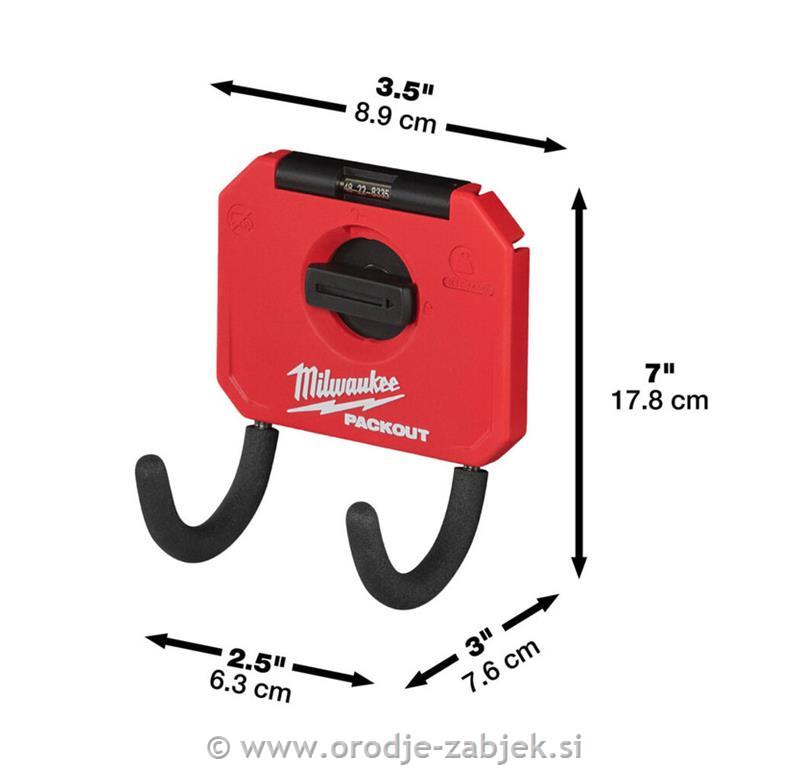 PACKOUT kljuka kratka ukrivljena MILWAUKEE