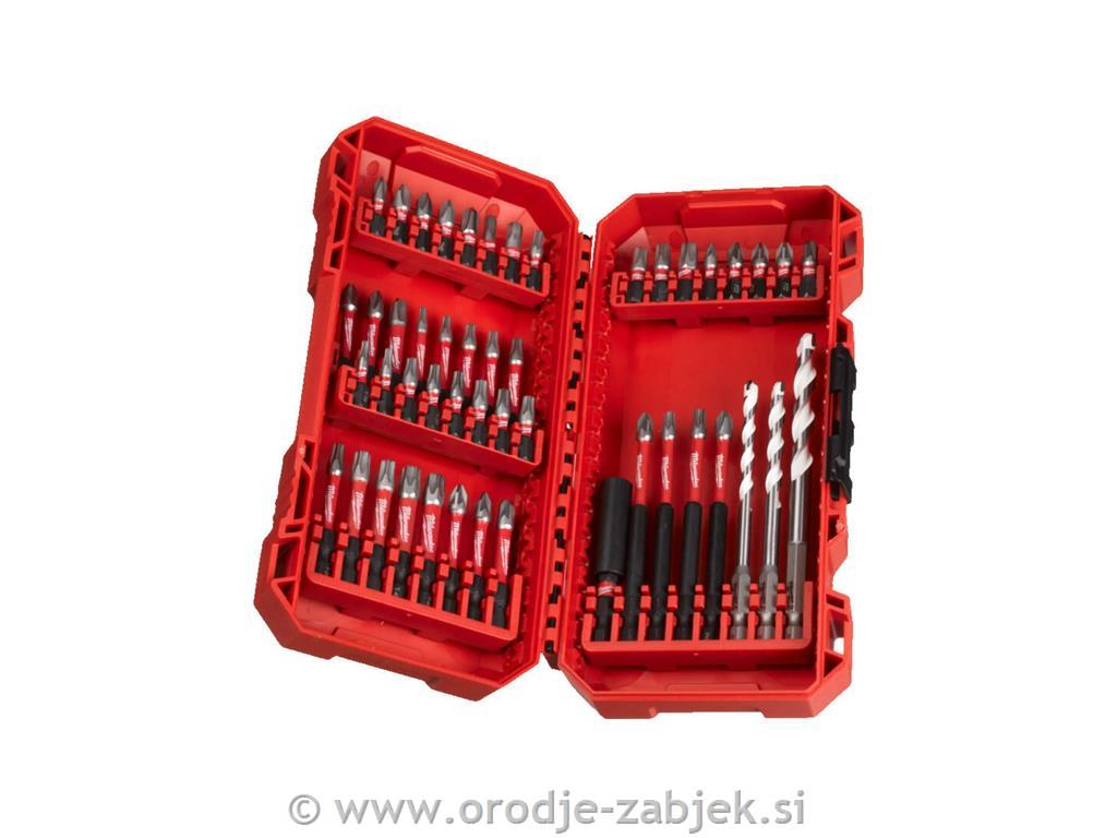 48-delni set udarnih bit nastavkov 1/4" MILWAUKEE