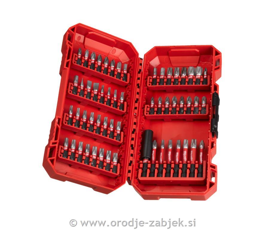 56 - delni set Impact vijačnih konic SHOCKWAVE™ MILWAUKEE