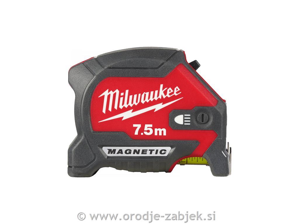 Magnetni led meter tračni 7,5 m MILWAUKEE