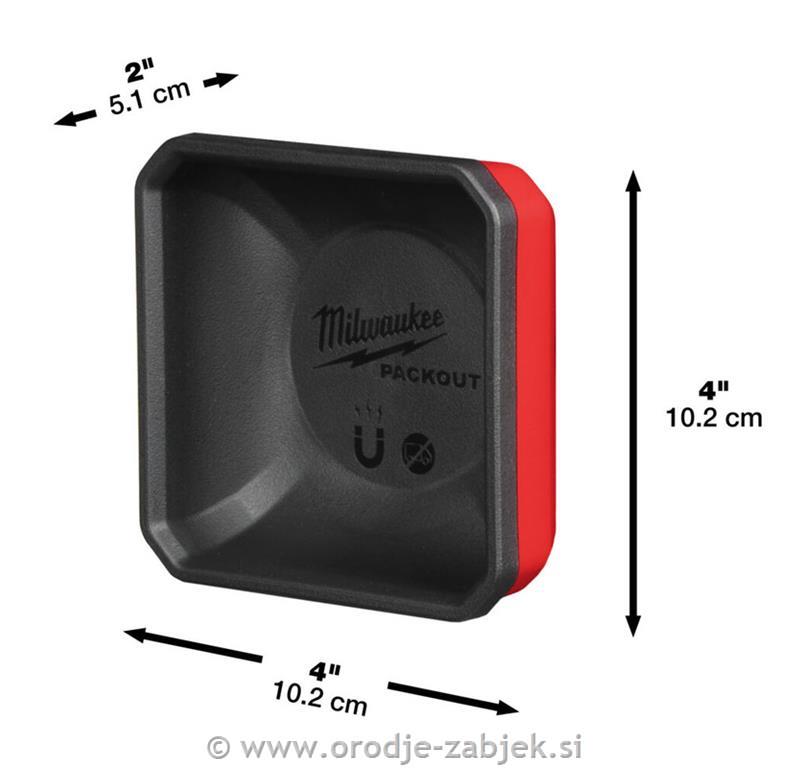 PACKOUT magnetna posodica 10X10 cm MILWAUKEE