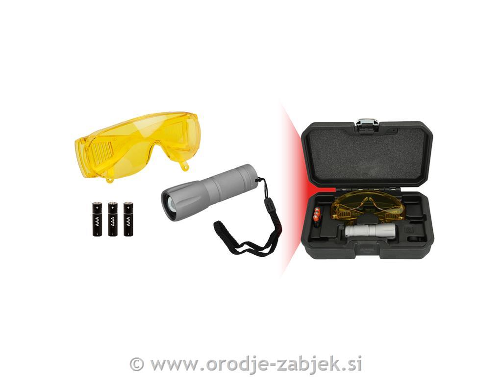 Cordless UV leak detection light set KS TOOLS