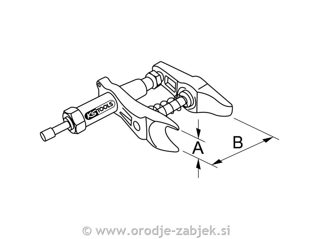 Izvlekač kroglastega zgloba 36mm KS TOOLS