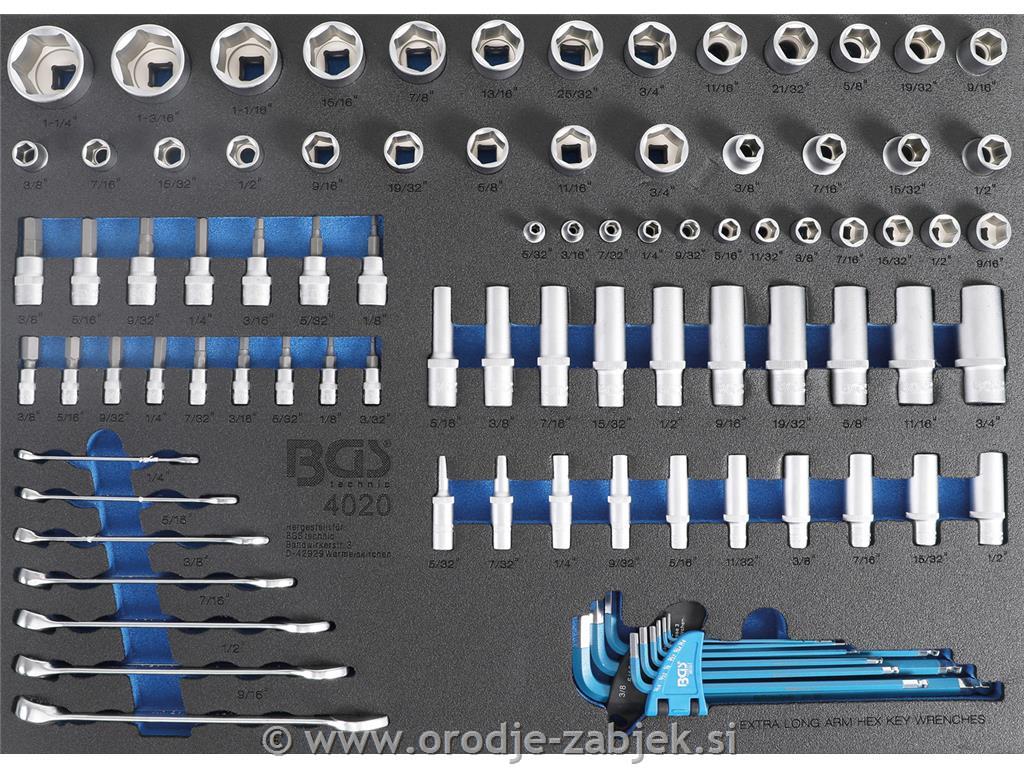 1/1 Garnitura nasadnih ključev, nastavkov, imbusev in viličastih ključev BGS TECHNIC