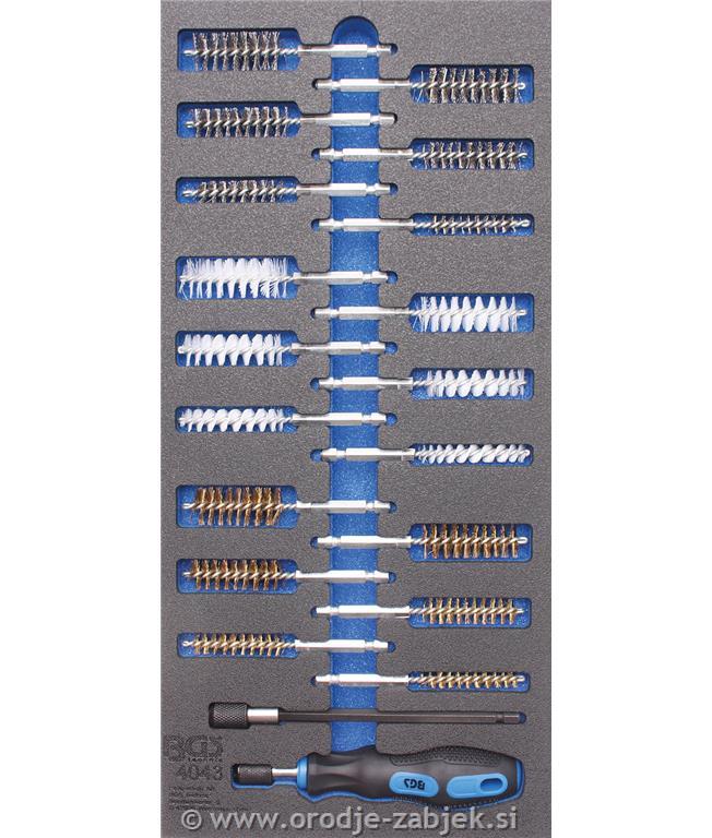 1/3 Garnitura čistilnih nastavkov BGS TECHNIC