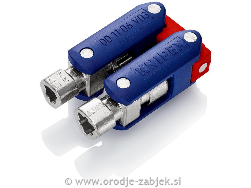 Univerzalni ključ za omarice-Doublejoint Key 00 11 06 V03 KNIPEX