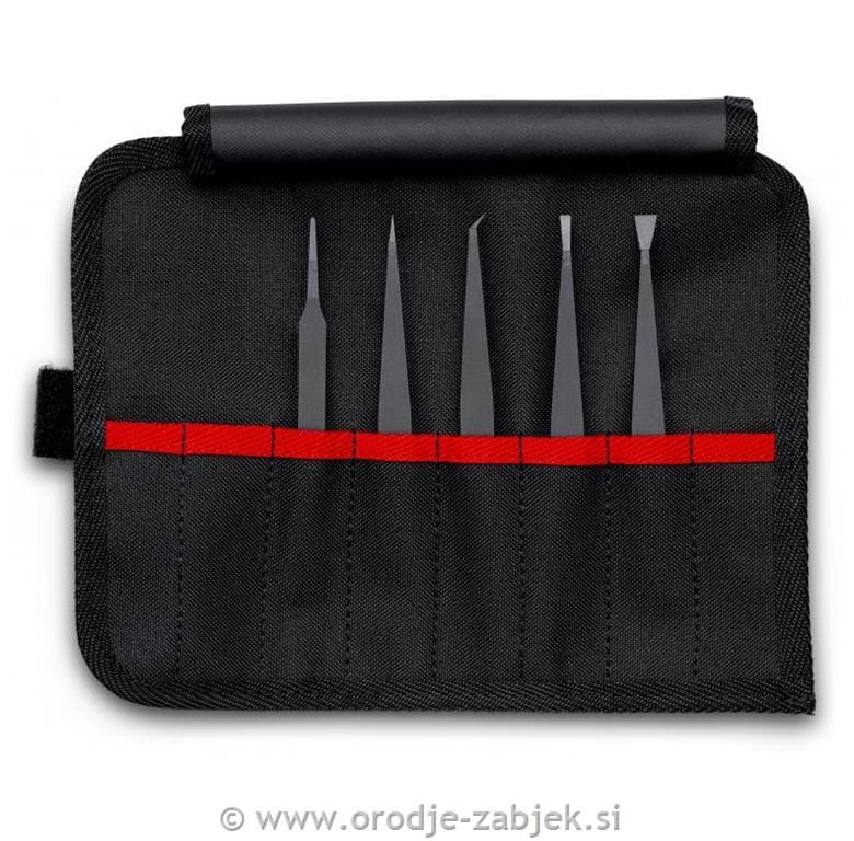 5- delni set plastičnih pincet 92 00 05 ESD KNIPEX