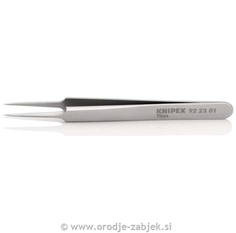 Precizna pinceta iz titana 92 23 01 KNIPEX