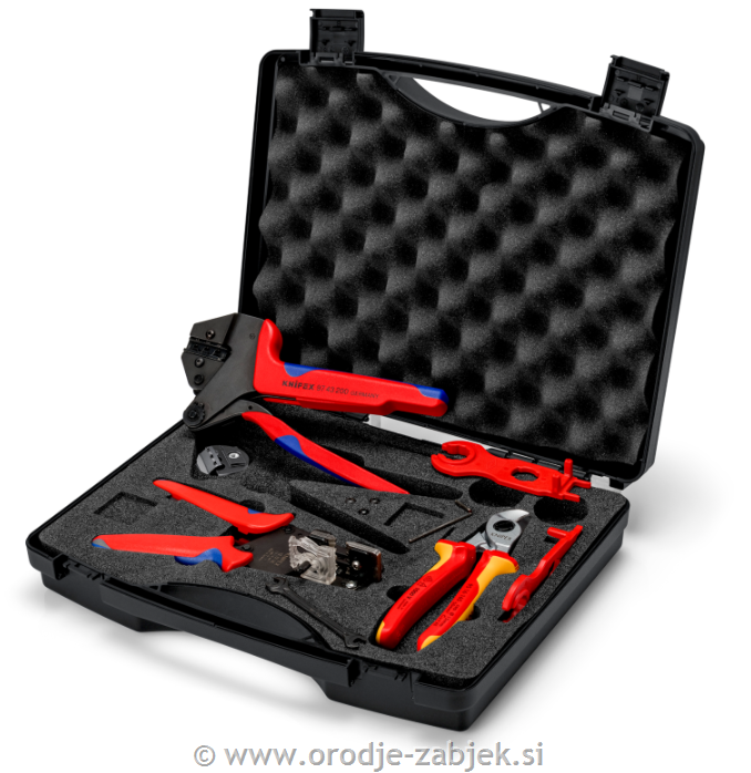 Set klešč za solarne kable MC4 KNIPEX