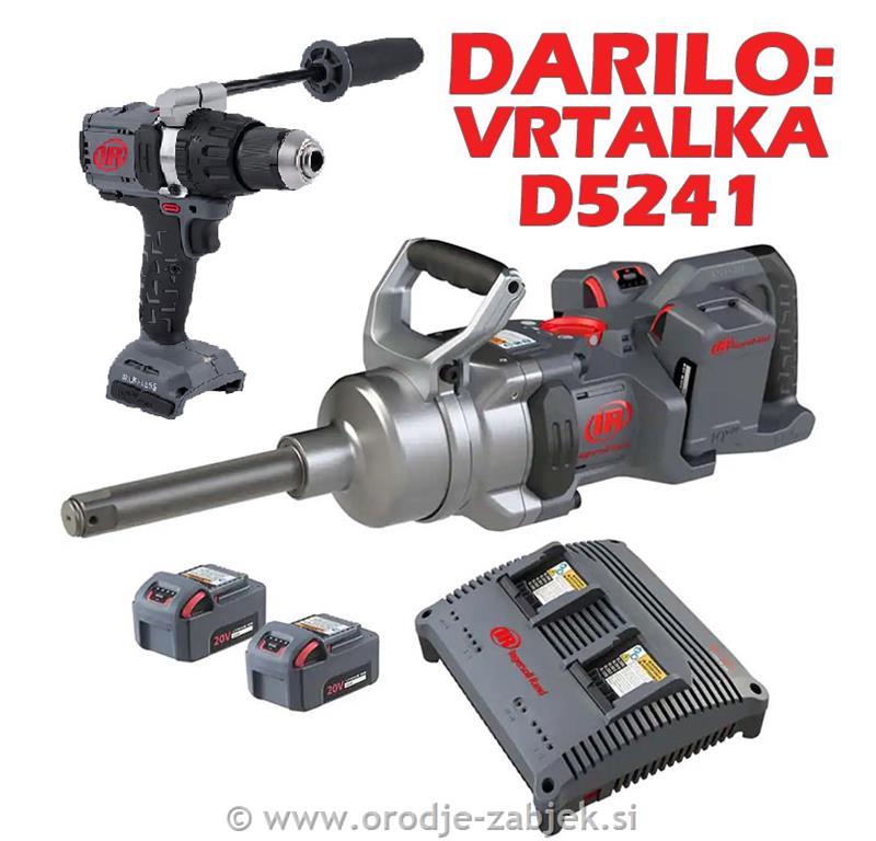 Set udarni vijačnik W9691 z darilom: vrtalka D5241 INGERSOLL RAND