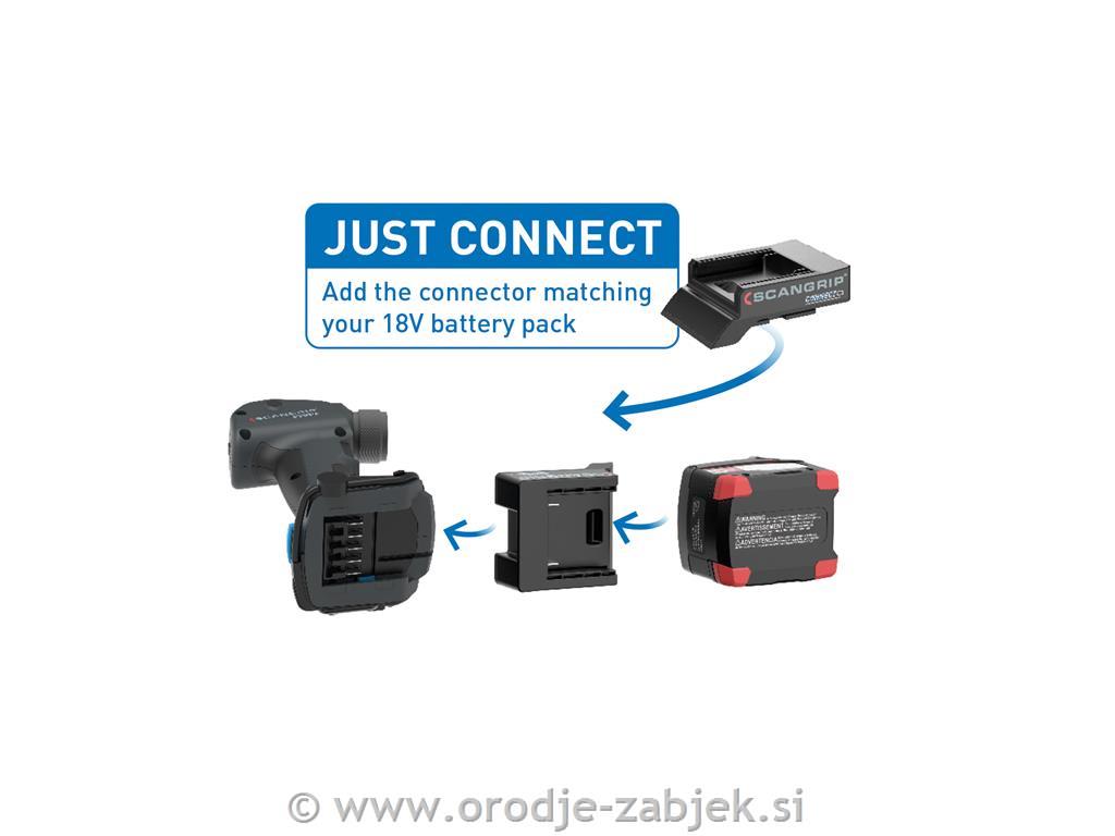 Držalo MULTILIGHT BODY CONNECT SCANGRIP