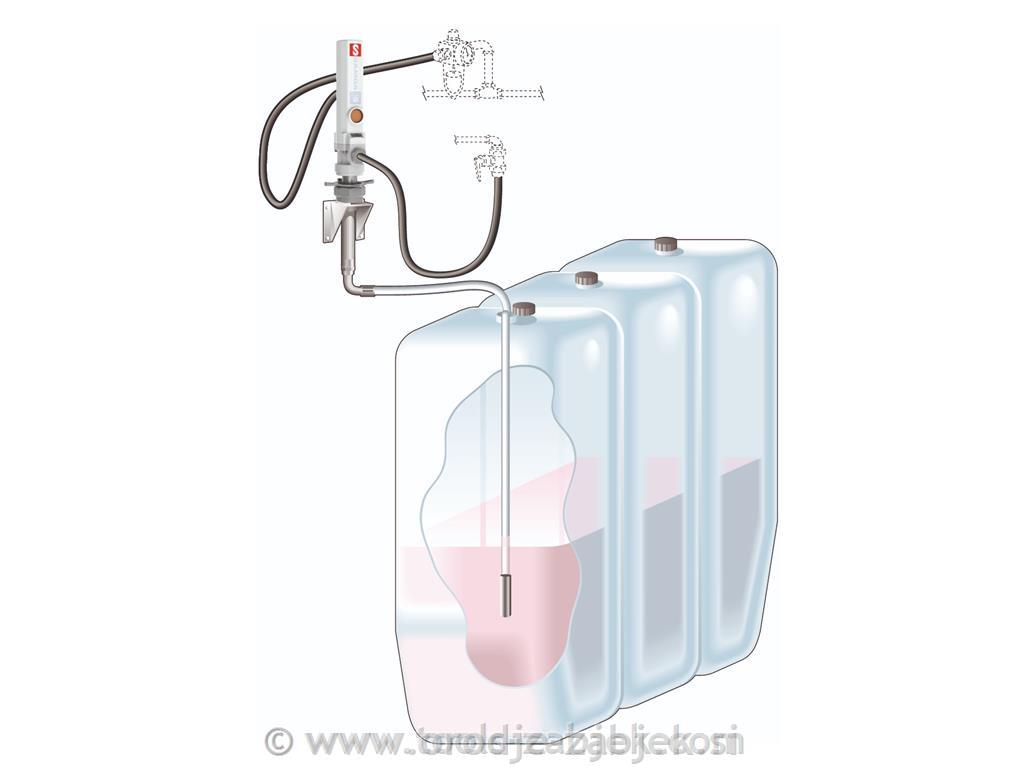 Pnevmatska črpalka za olje z nikelj zaščito 1:1 SAMOA