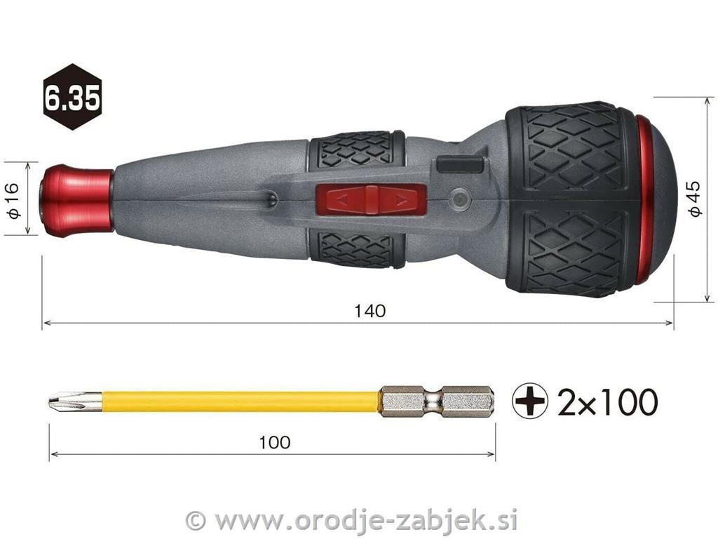 Akumulatoski izvijač 220USB-S1F VESSEL