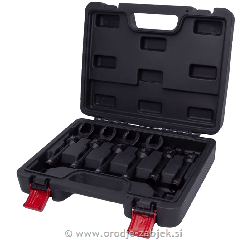 Diesel Injection Wrench Set; 12-19mm 6-P 