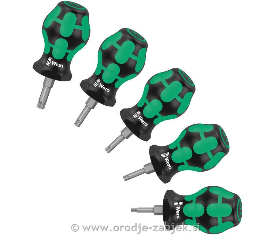 Stubby Set TX 1 komplet izvijačev TORX® WERA