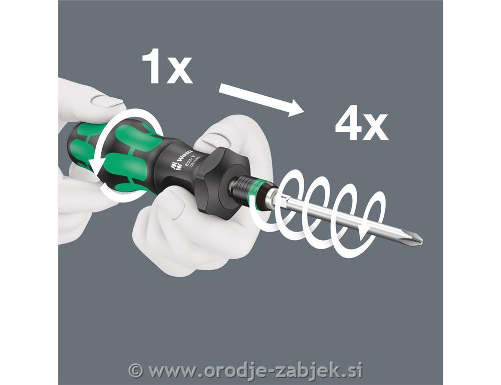 Izvijač z biti Kraftform Kompakt Turbo 1 WERA